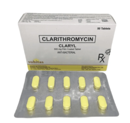 Clarithromycin CLARYL 500mg Tablet 