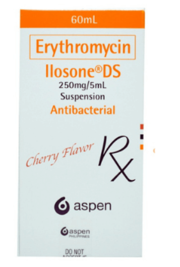 Erythromycin 500mg/5ml Suspension 60ml